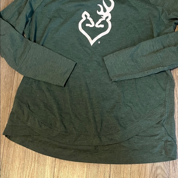 Green Long Sleeve Browning Shirt - Picture 4 of 6